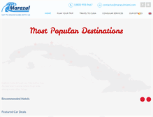 Tablet Screenshot of marazul.com